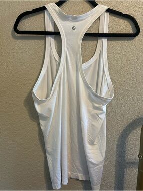 lululemon athletica White Racerback Workout Tank
